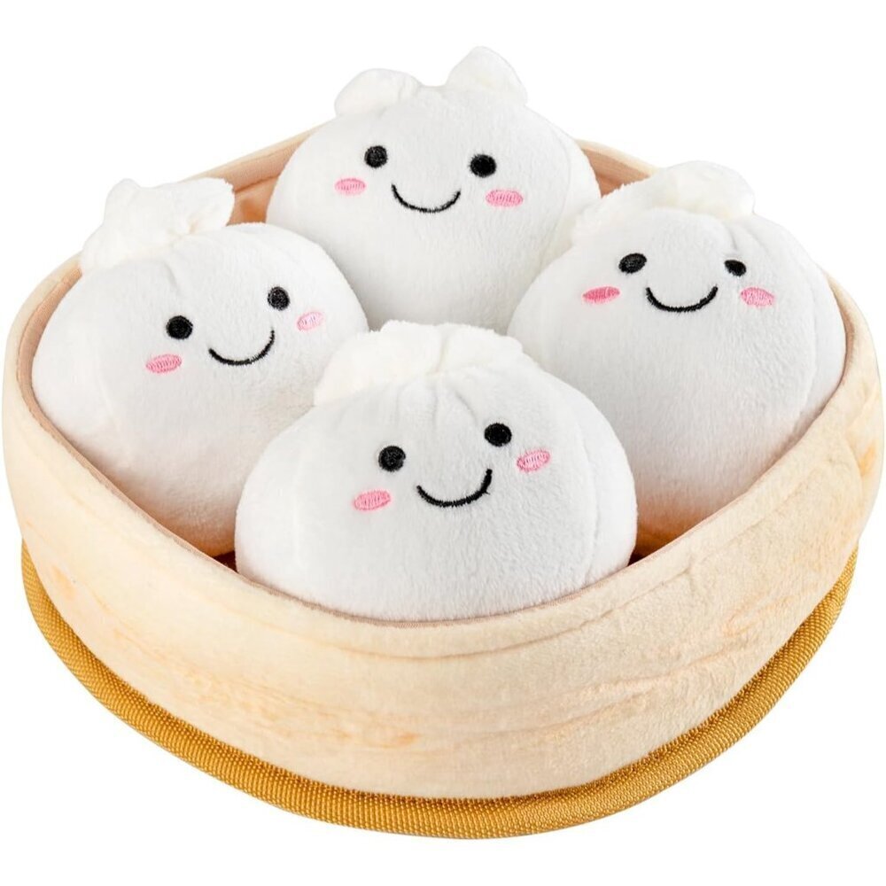 Dog Squeaky Toys, 5-Pack Interactive Dogs Toy, Stuffed Dog Chew Toys, Durable Pl